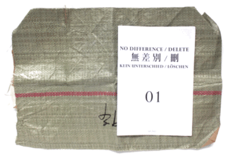 No Difference / Delete<br>無差別 / 刪<br>Kein Unterschied / Löschen